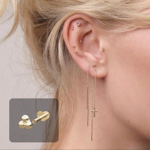 Piercing smykke - Pierce52 sølv ørestik med zirkonia 30251370900